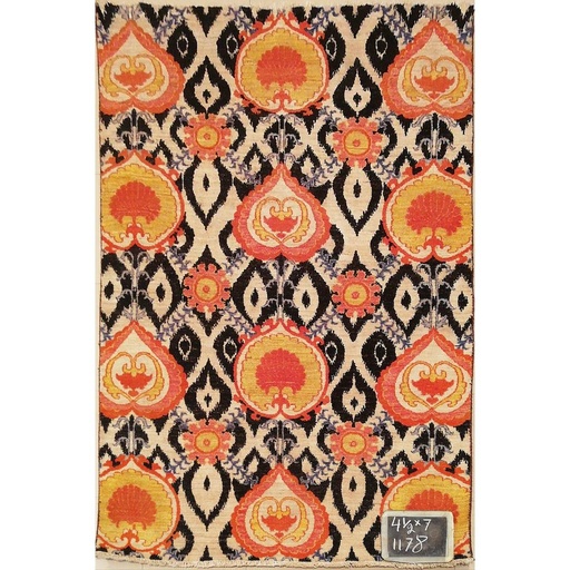 [PK0499-HM-RUG-004151] Modern Carpet -Wool&Silk- 4.6x7