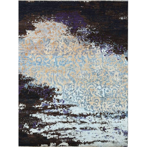 [PK0499-HM-RUG-004191] Modern Carpet -Wool&Silk- 8x10