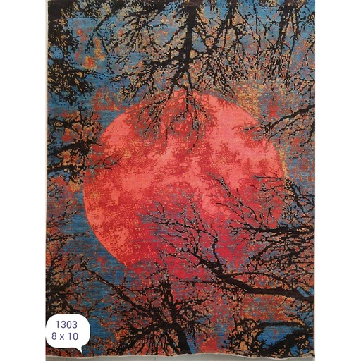 [PK0499-HM-RUG-004200] Modern Carpet -Wool&Silk- 8x10