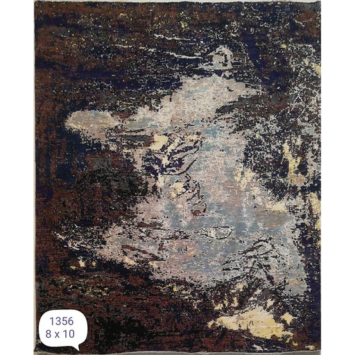 [PK0499-HM-RUG-004203] Modern Carpet -Wool&Silk- 8x10