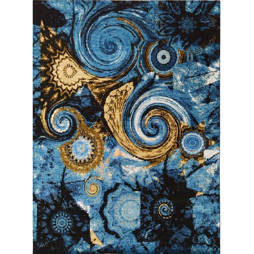 [PK0499-HM-RUG-004237] Modern Carpet -Wool&Silk- 9x12