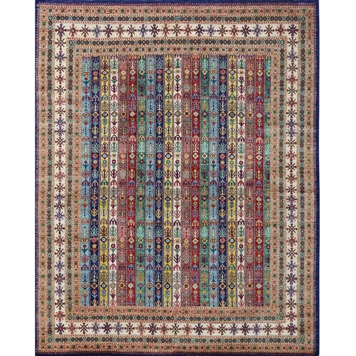 [PK0499-HM-RUG-004256] Suzani Carpet -Wool&Silk- 8x10