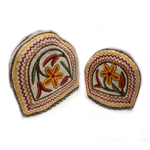 [PK0893-HM-GEN-005054]  Hand Embroidered Tea Cozy set