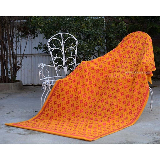 [PK0888-CW-SCF-005140] Phulkari Embroidered Shawl