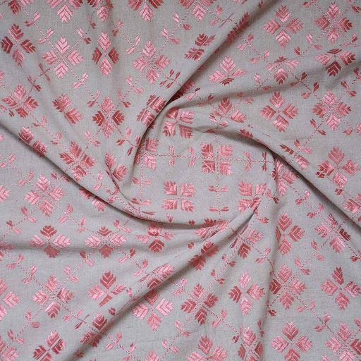 [PK0888-CW-SCF-007580] Embroidered Phulkari Shawl