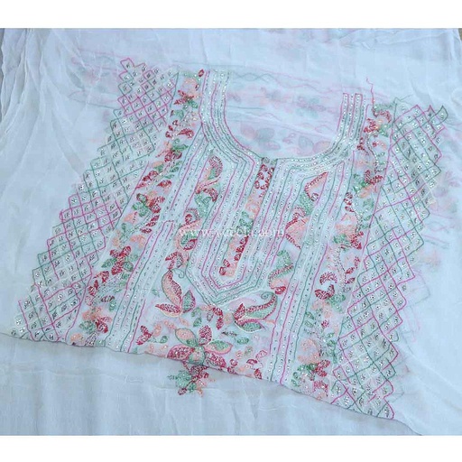 [PK2502-CW-UNS-008463] Arri Mukesh Work Unstitched 2 Piece Suit