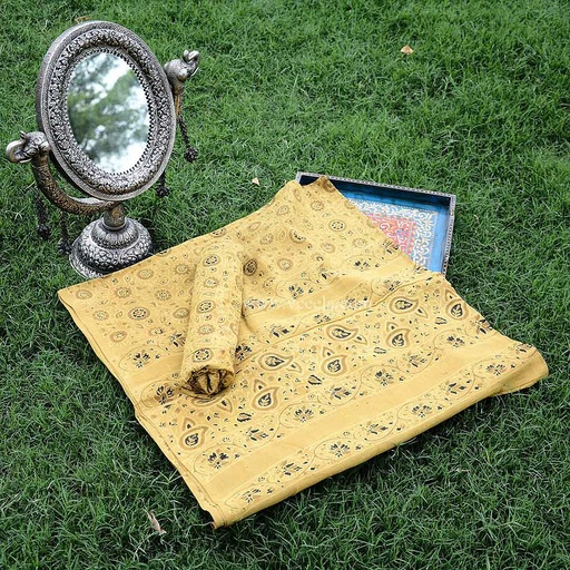 [PK0299-CF-AJK-009107] Ajrak - 2 Piece Suit   